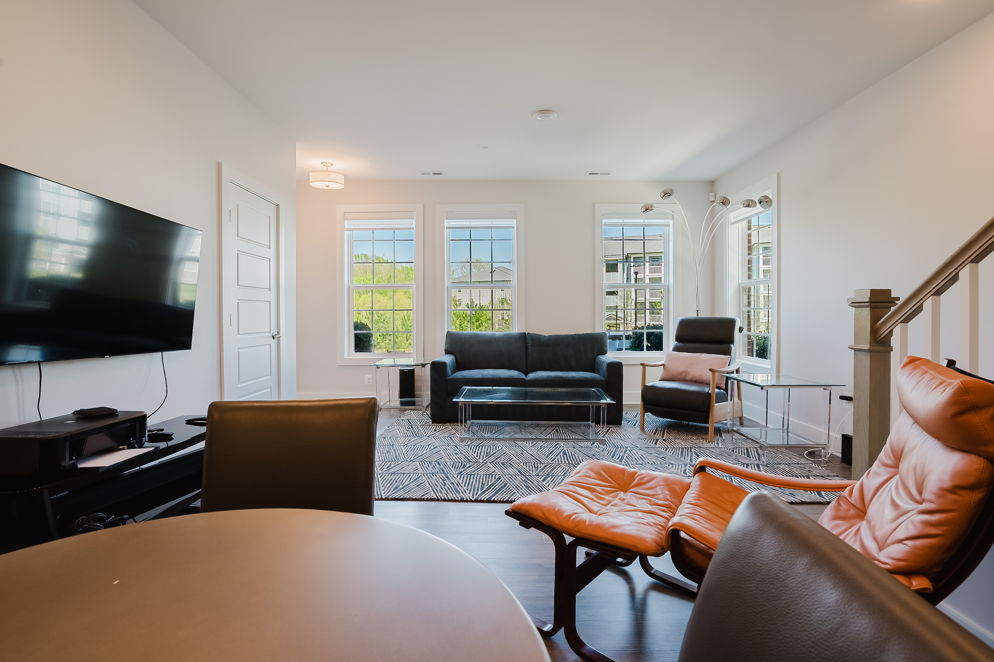 Entry and living room